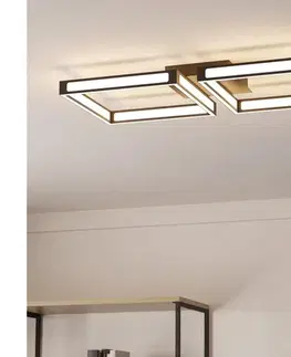 Svietidlá Eglo 99788 - LED Stropné svietidlo ALTAFLOR 2xLED/11,2W/230V čierna 99788