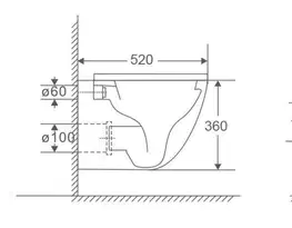 Záchody HOPA - Závesné WC ARCO TORNADO so SLIM sedadlom Soft-close OLKLT067EUQ3