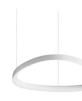 Svietidlá Ideal Lux - LED luster na lane GEMINI LED/47W/230V 2700K priemer 61 cm CRI 90 biela 341552