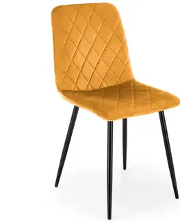 Kuchynské stoličky Stolička K525 horčicová