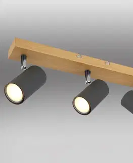 Lampy do obývačky Stropné bodové svietidlo 57911-3G grafit LS3