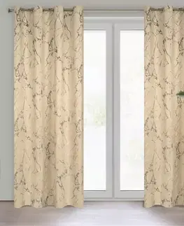 Závesy do spálne Záves WERA  140X250 na priechodkách 391731