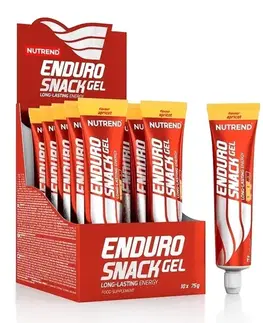 Stimulanty a energizéry EnduroSnack Gel tuba - Nutrend 10 x 75 g Orange
