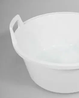 Lavóry, vandle ALFA PLASTIK - Škopok 43x19cm biely 15l