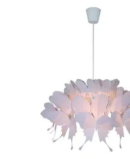 Svietidlá Light Prestige Detský luster FARFALLA 1xE27/60W/230V ružový LP-MD088-3439A/1P RÓŻOWY