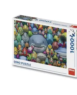1000 dielikov Dino Toys Puzzle Farebné rybičky 1000 Dino