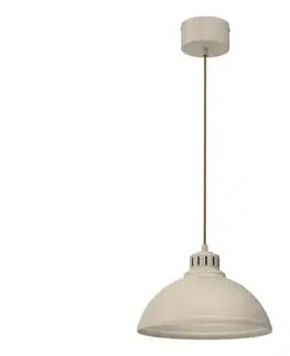 Svietidlá  Luster na lanku SVEN 1xE27/15W/230V béžová 8890