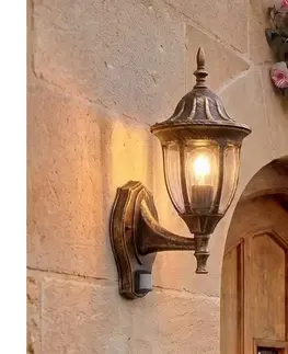Záhradné lampy Rabalux 8370 - Vonkajšie svietidlo s čidlom MILANO 1xE27/60W/230V IP43 8370