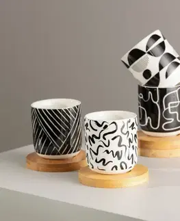 Hrnčeky a šálky Súprava šálok Contraria 100ml bamboo