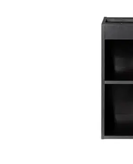 Skrinky do kúpeľne ArtCom Závesná skrinka do kúpeľne NOVA Black 81-20-1D | 20 cm