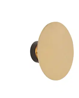 Nástenné osvetlenie Inteligentná nástenná lampa okrúhla zlatá vrátane 2 Wifi g9 - Pulley