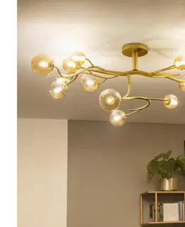 Svietidlá BRILAGI - LED Prisadený luster MISTEL 15xG9/3W/230V zlatá 3009-15GA
