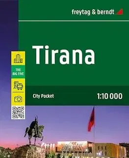 Európa Tirana 1:10 000 - vreckový atlas
