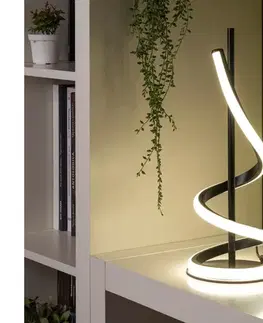 Lampy ONLI - LED Stolná lampa TWIST LED/12W/230V 4000K 40 cm čierna 5061/LN