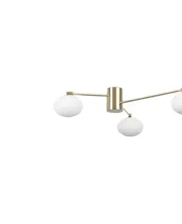 Svietidlá Ideal Lux - LED Prisadený luster HERMES 3xG9/3W/230V pr. 90 cm zlatá 288260