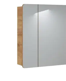 Kúpeľňový nábytok COMAD - Zrkadlová skrinka 80cm 3 dvierka ARUBA 5907611647295