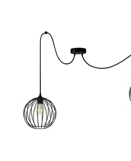 Svietidlá  Luster na lanku MATT 2xE27/60W/230V pavúk 0406