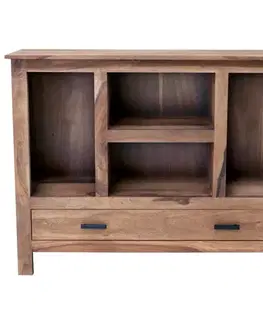 Knižnice Knižnica Rami 120x90x35 indický masív palisander
