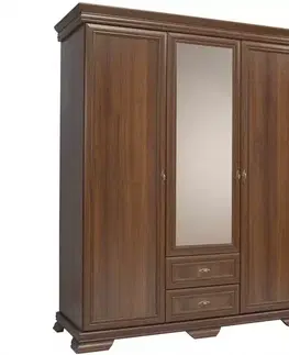 Šatníkové skrine Skriňa Kora KS2 samoa king 158 cm
