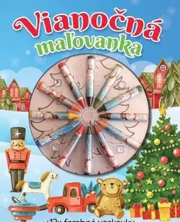 Nalepovačky, vystrihovačky, skladačky Vianočná maľovanka, 2.vydanie
