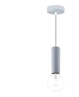 Svietidlá Home Sweet Home Luster na lanku SAGA 1xE27/40W/230V šedá 8718808179430