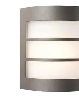 Svietidlá Philips 17479/93/PN - Vonkajšie nástenné svietidlo 1xE27/60W/230V IP44 antracit 17479/93/PN