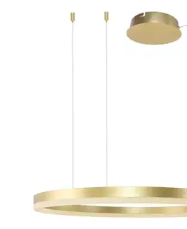 Svietidlá Azzardo  -LED Stmievateľný luster na lanku HALO LED/56W/230V pr. 80 cm zlatá 