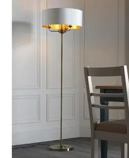 Lampy Endon 98935 - Stojacia lampa HIGHCLERE 3xE14/40W/230V biela/mosadz 98935