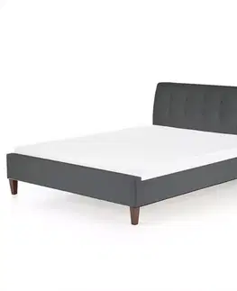 Dvojlôžkové postele Posteľ Samara 2 160 sivá/orech
