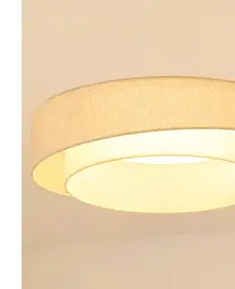 Svietidlá BRILAGI - LED stmievateľné stropné svietidlo SHINE LED/24W/230V krémové + diaľkové ovládanie 609753