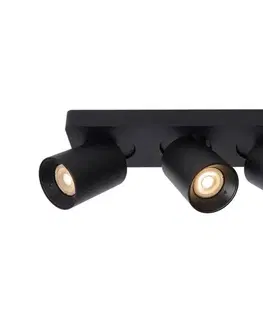 Svietidlá Lucide 09929/15/30 - LED Stmievateľné bodové svietidlo NIGEL 3xGU10/5W/230V čierna 09929/15/30