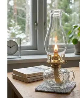 Lampy BRILAGI - Petrolejová lampa MERLIN priehľadná 8590828169314