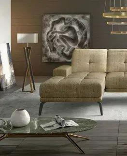 Sedacie súpravy NABBI Tirreno L rohová sedačka cappuccino