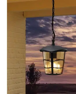 Záhradné lampy Eglo 93406 - Vonkajší LED luster ALORIA 1xE27/8,5W/230V IP44 93406