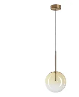 Svietidlá Ideal Lux - LED Luster na lanku EQUINOXE 1xG4/2W/230V pr. 20 cm mosadz/dymová 345352