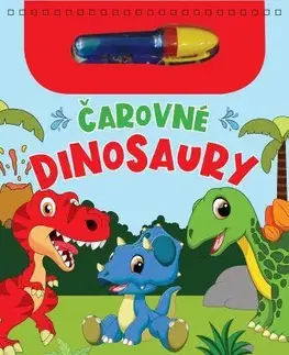 Nalepovačky, vystrihovačky, skladačky Čarovné dinosaury