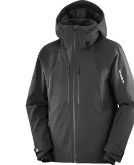 Lyžiarske bundy Salomon Spectral Insulated Hooded Jacket Veľkosť: M