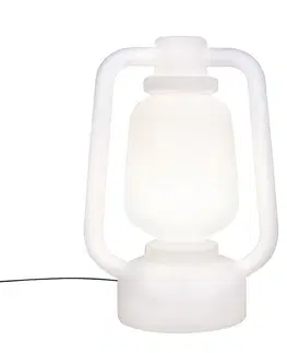 Vonkajšie stojanové svietidlá Stojaca lampa biela 110 cm IP44 - Storm Extra Large