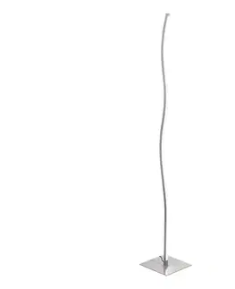 Lampy Eglo 55848 - LED Stmievateľná stojacia lampa LED/17W/230V matný chróm 55848