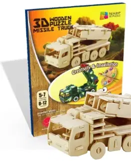 3D puzzle 3D Creative Drevené 3D Puzzle Raketonosič