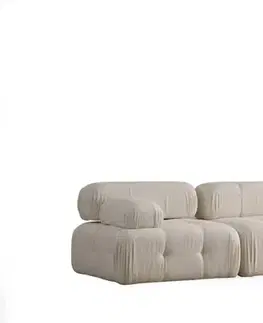 Pohovky a gauče Trojmiestna pohovka Doblo 3 Seater ( L1-O1-1R) - Cream Bouclette