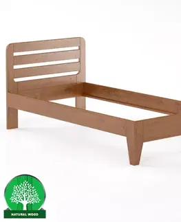 Drevené postele Posteľ buková LK189–100x200 cherry
