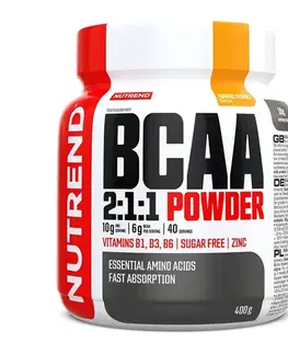 Aminokyseliny Práškový koncentrát Nutrend BCAA 2:1:1 Powder 400 g mango