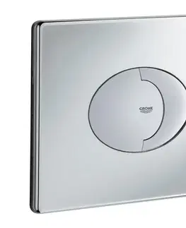 Svietidlá GROHE 38506000 - Splachovacie tlačidlo SKATE AIR 156 × 197 mm lesklý chróm 38506000