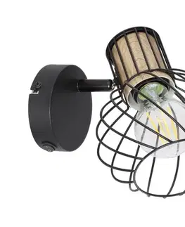 Svietidlá Globo 54012-1S - Nástenné bodové svietidlo LUISE 1xE27/40W/230V 54012-1S