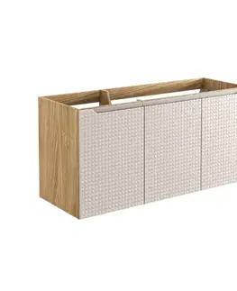 Skrinky do kúpeľne ArtCom Skrinka pod umývadlo LUXOR Beige 82-120-3D | 120 cm s dvierkami