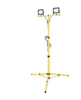 Vnútorné osvetlenie Dielenská lampa 2x50W so statívom