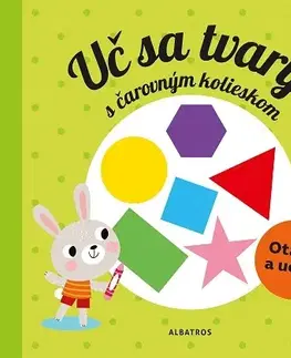 Leporelá, krabičky, puzzle knihy Uč sa tvary s kúzelným kolieskom - Pavla