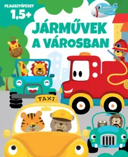 Nalepovačky, vystrihovačky, skladačky Járművek a városban