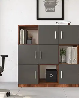 Komody a skrinky Office skrinka VARIO 7, baroko/antracit